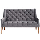 Theo Performance Velvet Loveseat