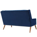 Theo Performance Velvet Loveseat