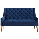 Theo Performance Velvet Loveseat