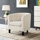 Jamal Upholstered Fabric Armchair