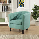 Jamal Upholstered Fabric Armchair