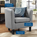 Jamal Upholstered Fabric Armchair