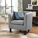 Jamal Upholstered Fabric Armchair