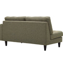 Alaric Right-Facing Upholstered Fabric Loveseat