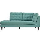 Alaric Upholstered Fabric Left Facing Bumper