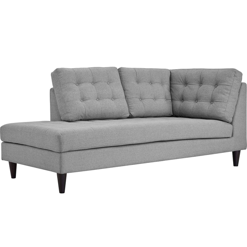 Alaric Upholstered Fabric Left Facing Bumper