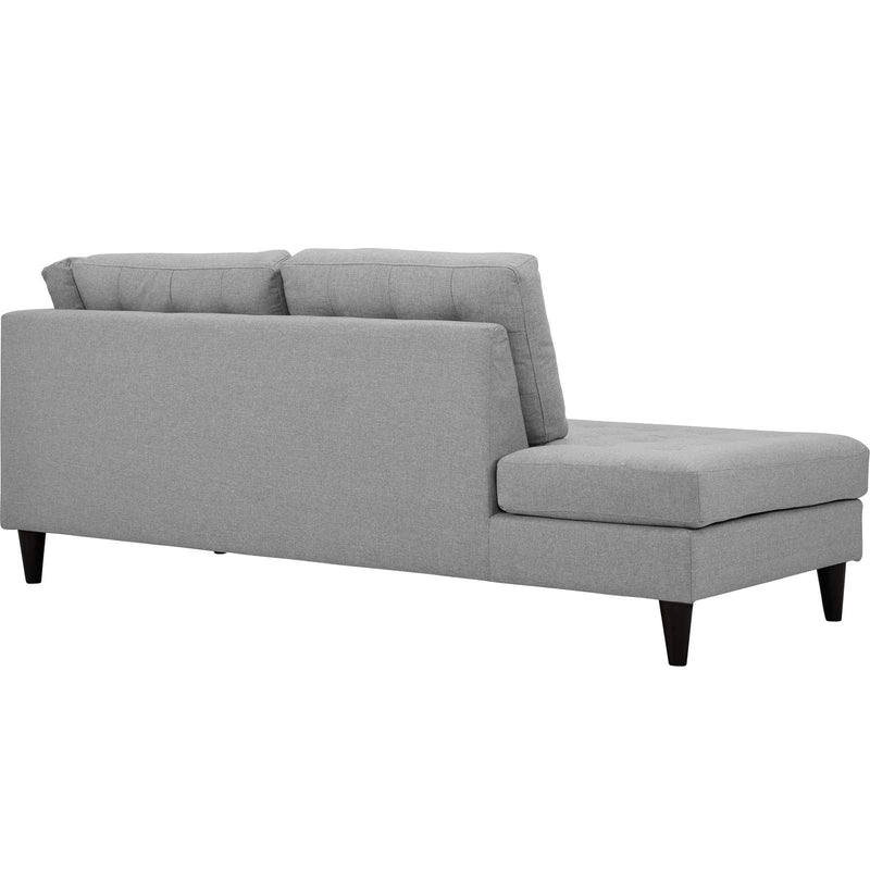 Alaric Upholstered Fabric Left Facing Bumper
