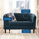 Jamal Upholstered Fabric Loveseat