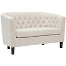 Jamal Upholstered Fabric Loveseat