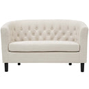 Jamal Upholstered Fabric Loveseat