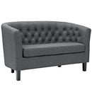 Jamal Upholstered Fabric Loveseat