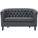 Jamal Upholstered Fabric Loveseat