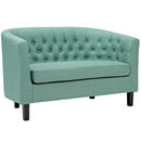 Jamal Upholstered Fabric Loveseat