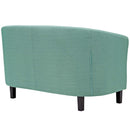 Jamal Upholstered Fabric Loveseat