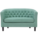 Jamal Upholstered Fabric Loveseat