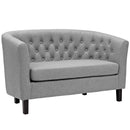 Jamal Upholstered Fabric Loveseat