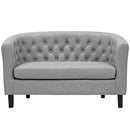 Jamal Upholstered Fabric Loveseat