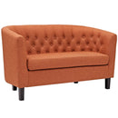 Jamal Upholstered Fabric Loveseat