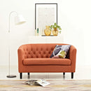 Jamal Upholstered Fabric Loveseat