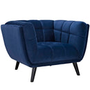 Atharv Performance Velvet Armchair