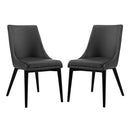 Chance Dining Side Chair Vinyl Set of 2