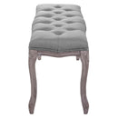 Alan Vintage French Upholstered Fabric Bench