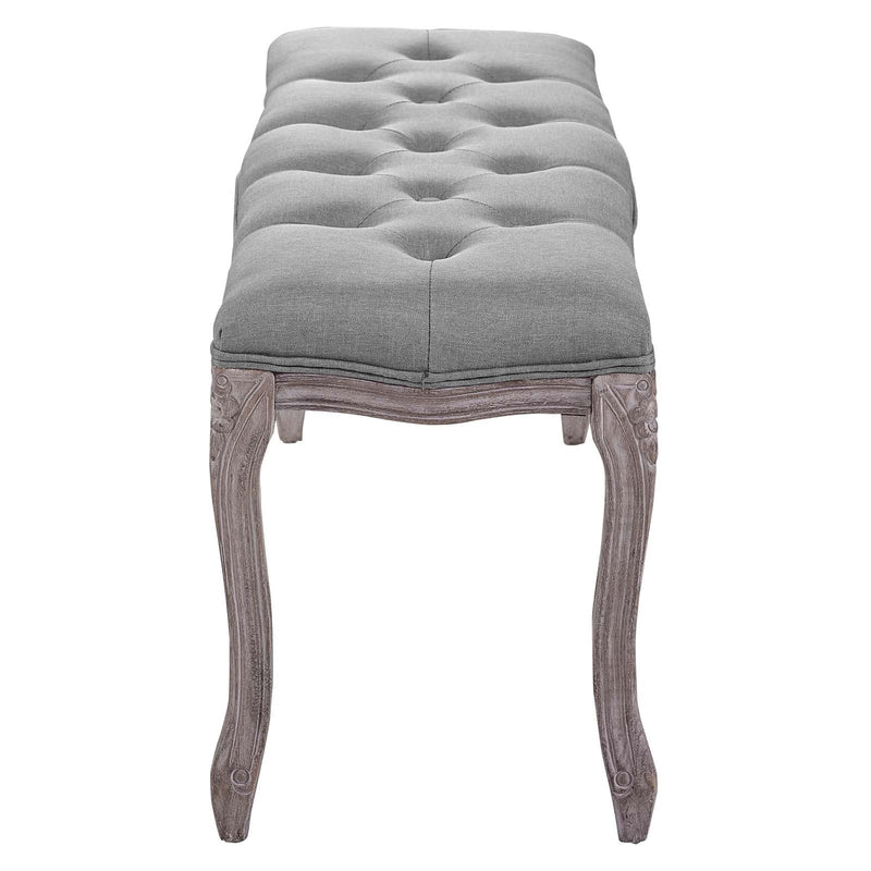 Alan Vintage French Upholstered Fabric Bench