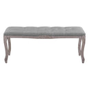 Alan Vintage French Upholstered Fabric Bench