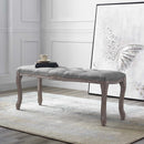 Alan Vintage French Upholstered Fabric Bench