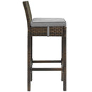 Maisie Outdoor Patio Wicker Rattan Bar Stool