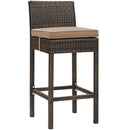 Maisie Outdoor Patio Wicker Rattan Bar Stool