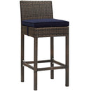 Maisie Outdoor Patio Wicker Rattan Bar Stool