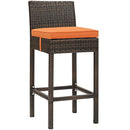 Maisie Outdoor Patio Wicker Rattan Bar Stool