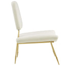 Iker Performance Velvet Lounge Chair