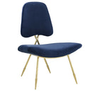 Iker Performance Velvet Lounge Chair