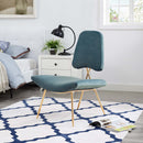 Iker Performance Velvet Lounge Chair