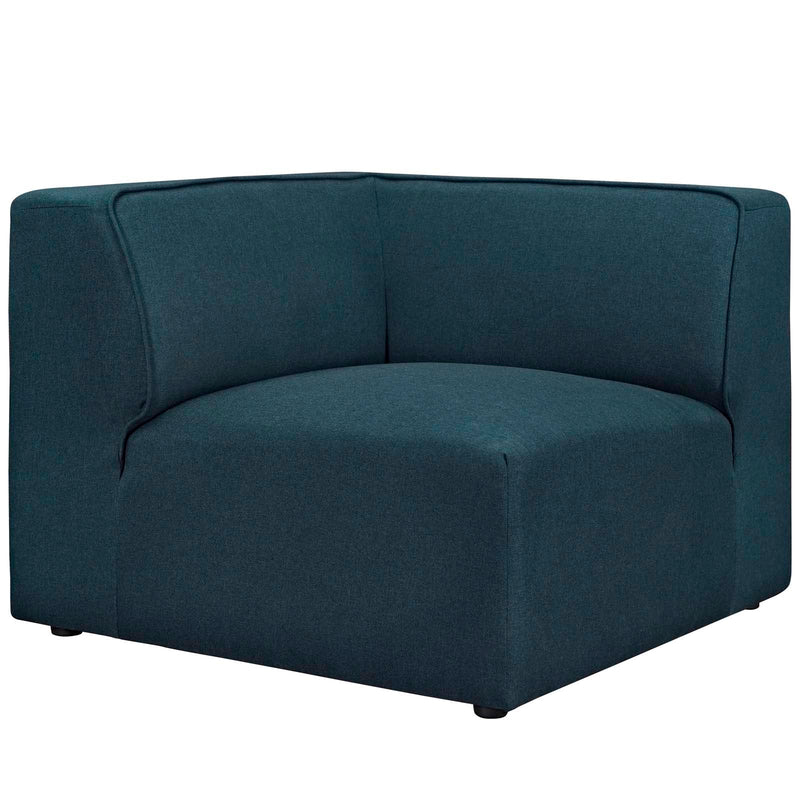 Linda 5 Piece Upholstered Fabric Armless Sectional Sofa Set