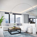 Linda 5 Piece Upholstered Fabric Armless Sectional Sofa Set