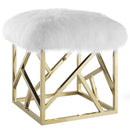 Kaden Sheepskin Ottoman