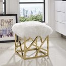 Kaden Sheepskin Ottoman