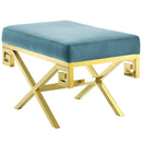Kelsey Velvet Performance Velvet Bench