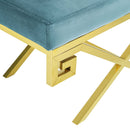 Kelsey Velvet Performance Velvet Bench