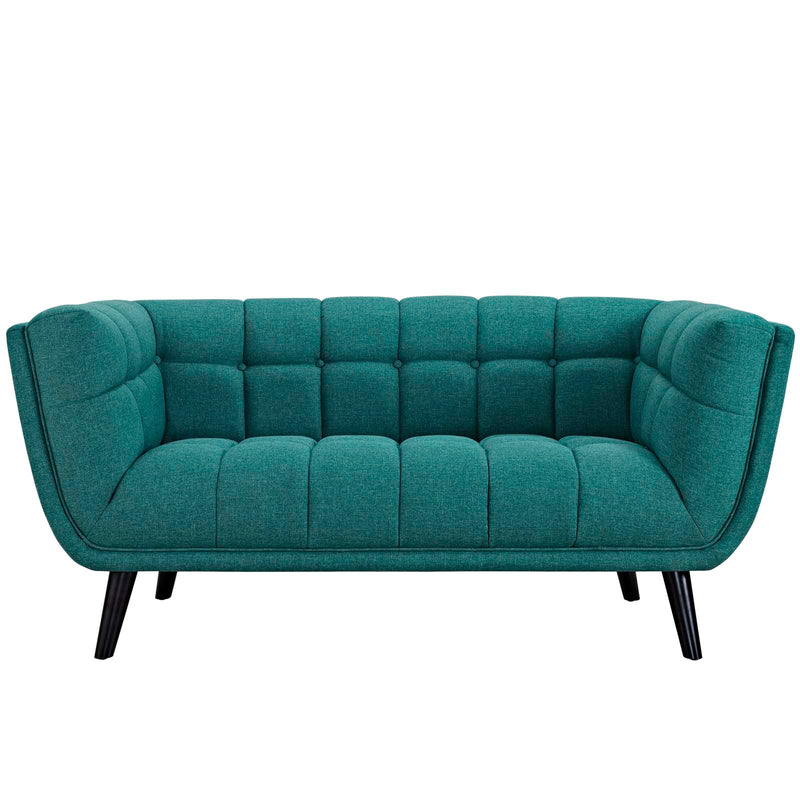 Atharv 3 Piece Upholstered Fabric Sofa Loveseat and Armchair Set