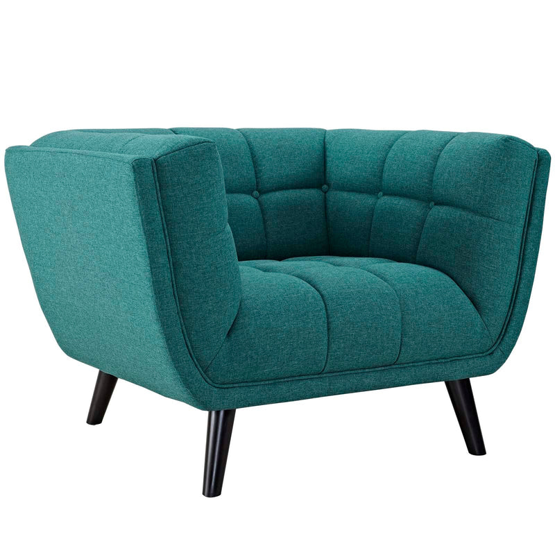 Atharv 2 Piece Upholstered Fabric Sofa and Armchair Set