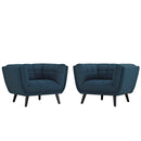 Atharv 2 Piece Upholstered Fabric Armchair Set
