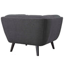 Atharv 2 Piece Upholstered Fabric Armchair Set