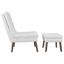 Ariel Upholstered Lounge Chair and Ottoman