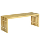Kartier Medium Stainless Steel Bench