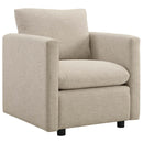 Charleigh Upholstered Fabric Armchair