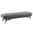 Malayah Performance Velvet Bench